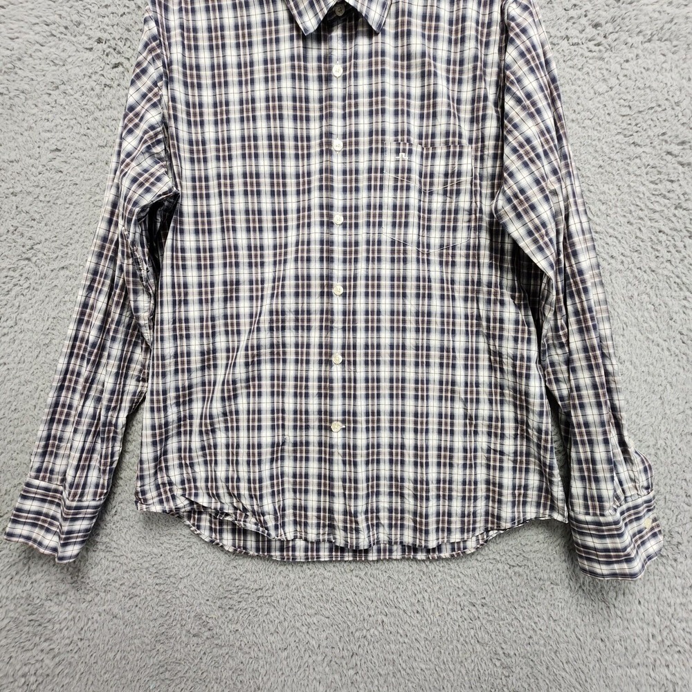 J Lindeberg Ward Shirt Mens XL (Fits Slim) Long Sleeve Clan Check Plaid PLS READ - Picture 4 of 12